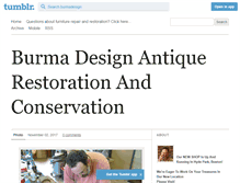 Tablet Screenshot of burmadesign.com